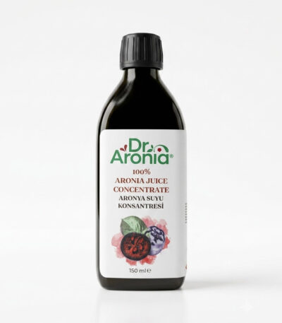 Premium Aronya Konsantresi 150 ml (10 Porsiyon) - %100 Soğuk Sıkım Aronia